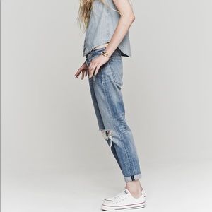 Rag & Bone the boyfriend Jeans blue color size 24